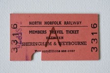 Railway ticket north for sale  REDCAR