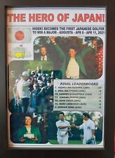 Campeão Hideki Matsuyama 2021 Masters Tournament - impressão emoldurada, usado comprar usado  Enviando para Brazil