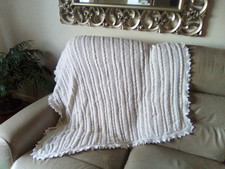 Hand knitted white for sale  NORWICH