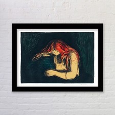 Framed edvard munch for sale  PETERBOROUGH
