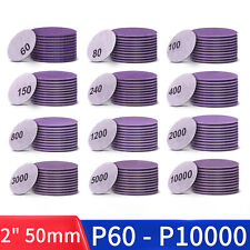 50mm Schleifscheiben Nass und trocken Klett Schleifpapier Körnung P60 - 10000 comprar usado  Enviando para Brazil