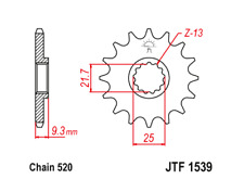 Front sprocket 15t for sale  Redmond
