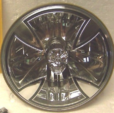 Usado, ADJURE 7" MOTOCICLETA HARLEY FERRO CRÂNIO CRUZADO FAROL LÂMPADA BLOCO LIVRE PARAFUSO comprar usado  Enviando para Brazil