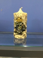 Wax candle carved for sale  HERNE BAY