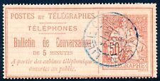 Sello de telégrafo/teléfono de Francia, 1885, H7 tipo 2 usado segunda mano  Embacar hacia Mexico