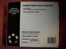Correctable film cassette for sale  GLASTONBURY