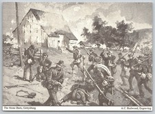 Cartão postal Stone Barn Gettysburg PA - Guerra entre Estados de gravura (6 X 4 pol) comprar usado  Enviando para Brazil