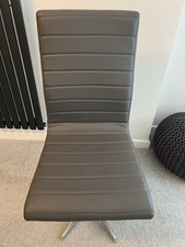 Grey faux leather for sale  BURY