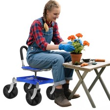 Carrello giardino sgabello usato  Spedire a Italy