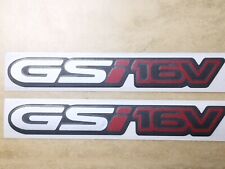 2 x GSi16V Emblem Aufkleber C20XE 20XE Opel Corsa Kadett Astra Sticker • o2 comprar usado  Enviando para Brazil