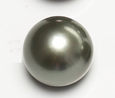 Usado, Charmoso 8-9mm natural mar do sul genuíno preto acinzentado pérola solta meio perfurado comprar usado  Enviando para Brazil