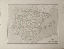 Cartina geografica incisione usato  Santa Maria Capua Vetere