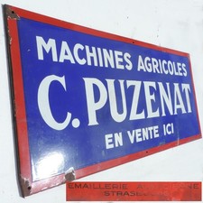 Ancienne grande plaque d'occasion  Yzeure