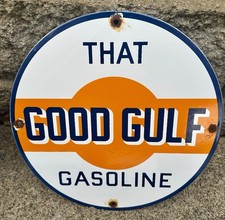 Vintage gulf gasoline for sale  Lisbon