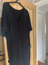 black jersey jumpsuit for sale  BINGLEY
