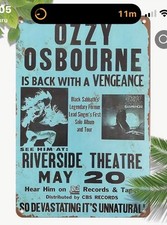 Metal sign concert for sale  Irmo