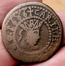 1686 ESPAÑA: Reino de Mallorca 12 negadores CARLOS II - IBIZA segunda mano  Embacar hacia Mexico
