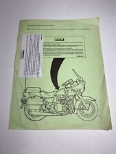 Usado, Adesivo raro tanque de polícia KZ1000 busca de aviso peça original do fabricante NOS # 99969-0847 comprar usado  Enviando para Brazil