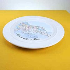 Piatto souvenir ceramica usato  Ferrara