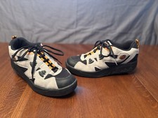 Sapatos de renda vintage Heelys masculino EUA 12 camurça rolo robusto 7008 cinza e preto comprar usado  Enviando para Brazil