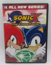 SONIC X: THE CHAOS FACTOR ANIMATED DVD, 4 GREAT EPISODES, FUNIMATION FOXBOX, usado comprar usado  Enviando para Brazil