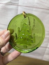 Green art glass for sale  Beaver Falls