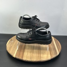 Sapatos de segurança Delta Plus ABS masculino trabalho tamanho 7 biqueira de couro preto com cadarço comprar usado  Enviando para Brazil