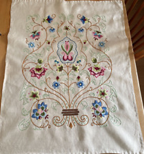 Vintage embroidered embroidery for sale  SOUTHSEA