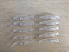 10 un. señuelo en blanco sin pintar cuerpo cántaro pececito 80 mm 5 g señuelo de pesca ST62 segunda mano  Embacar hacia Mexico
