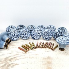 Blue ceramic knobs for sale  CARRICKFERGUS