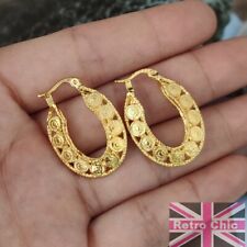 Creole hoops filigree for sale  CHESTERFIELD