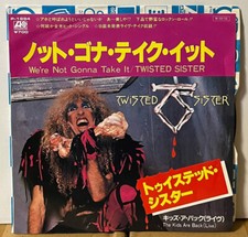 Twisted Sister We're Not Gonna Take It Japan 7" Vinyl P1894 comprar usado  Enviando para Brazil