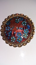 Grande broche émaux d'occasion  Montbéliard