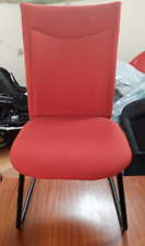 Red fabric chair for sale  HULL