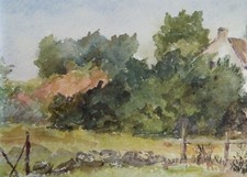 Original watercolour cottage for sale  WIRRAL
