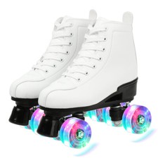 Patins de couro clássicos XUDREZ (roda flash branca, 9) comprar usado  Enviando para Brazil