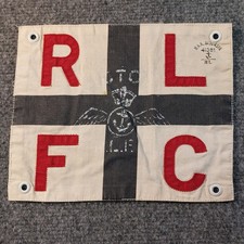 Usado, Painel de remendo de tecido bandeira cruzada Ralph Lauren Rugby League Football Club RLFC comprar usado  Enviando para Brazil