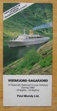Vistafjord sagafjord chartered for sale  Mesa