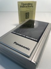 Mini gravador cassete vintage Panasonic modelo RQ-340 feito no Japão com manual, usado comprar usado  Enviando para Brazil