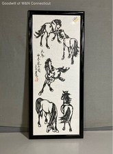 Artwork horses chinese for sale  Bridgeport