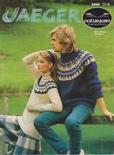 vintage jaeger knitting patterns for sale  WHITSTABLE