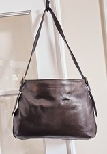Bolsa de ombro Kenneth Cole NY bolsa de couro marrom escuro liso, usado comprar usado  Enviando para Brazil