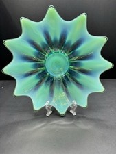 Placa opalescente verde vidro herança Fostoria comprar usado  Enviando para Brazil