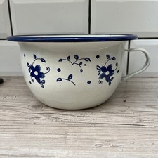 Blue white enamel for sale  PENZANCE