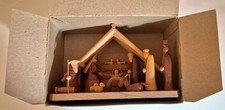 Mini weihnachtskrippe holz gebraucht kaufen  Gießen