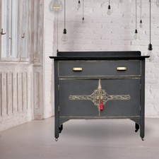 Black sideboard gold for sale  LEICESTER