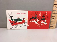 Vtg christmas card d'occasion  Expédié en Belgium