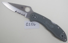 Gray spyderco delica for sale  Montgomery