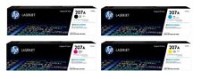 Cartucho de toner original HP 207A C/M/Y/K para lote Color LaserJet Pro MFP-M283fdw, usado comprar usado  Enviando para Brazil