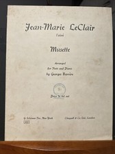 Partituras de flauta e piano Jean-Marie LeClaire 1925 raras antigas, usado comprar usado  Enviando para Brazil